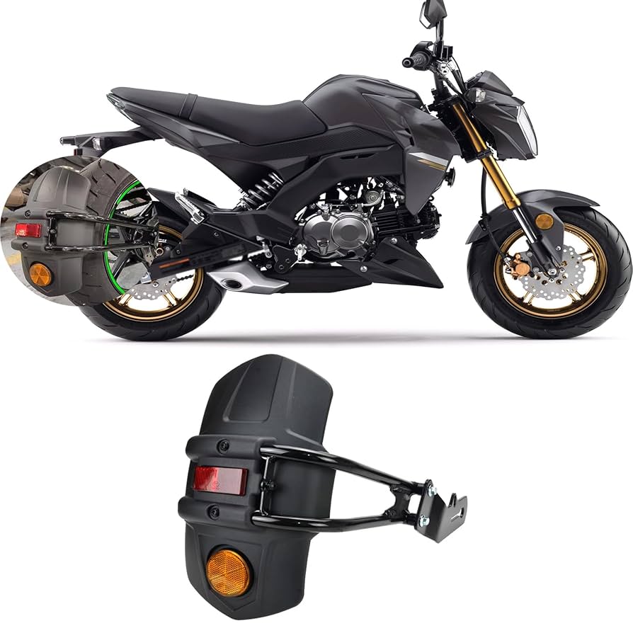 Z125 KSR110PRO マッドガード スプラッシュガード Amazon | FOR Z125プロ z125 pro 2024 2023 2022 2021 2020